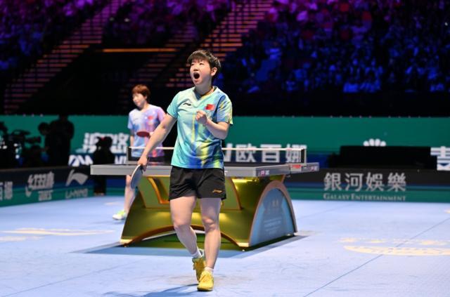 1775130869438038088.jpg 九游游戏-孙颖莎4比2逆转战胜蒯曼 晋级澳门世界杯女单8强